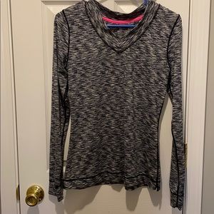 Cuddl duds flex fit long sleeve shirt, size M